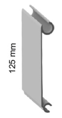 Palmeta Aluminio Intermedia 125 mm