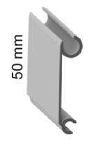 Palmeta Aluminio Intermedia 50 mm