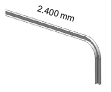 Riel Curvado Para Camión Botellero Derecho e Izquierdo